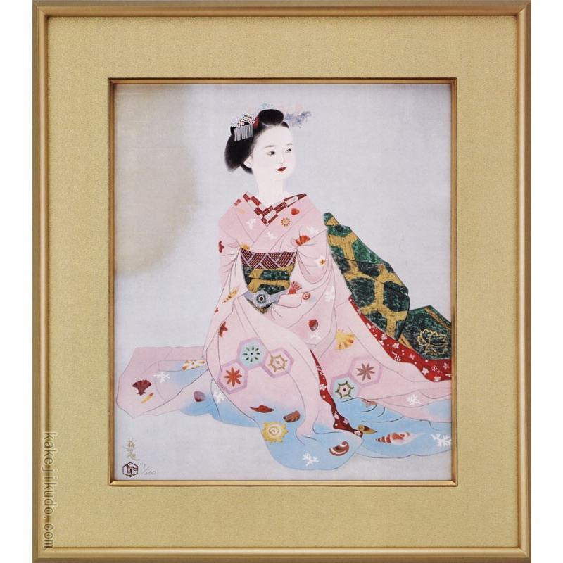 小倉遊亀 絵画 舞妓 【複製】【美術印刷】【巨匠】【変型特寸