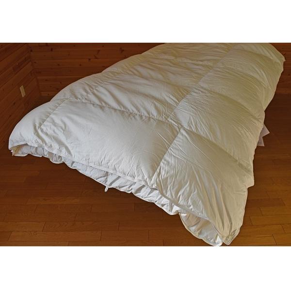 フランスベッド（FRANCEBED） 羽毛掛けふとん 2枚合わせ シングル