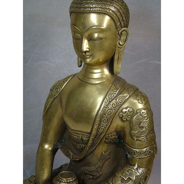 チベット神 銅製仏像「釈迦牟尼仏」315mm : 龍香堂ストア - 通販