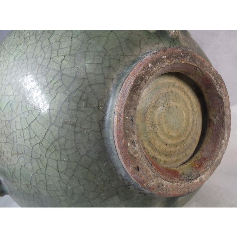 中国骨董品】均窯（きんよう）蓋付松竹壺360mm : 龍香堂ストア