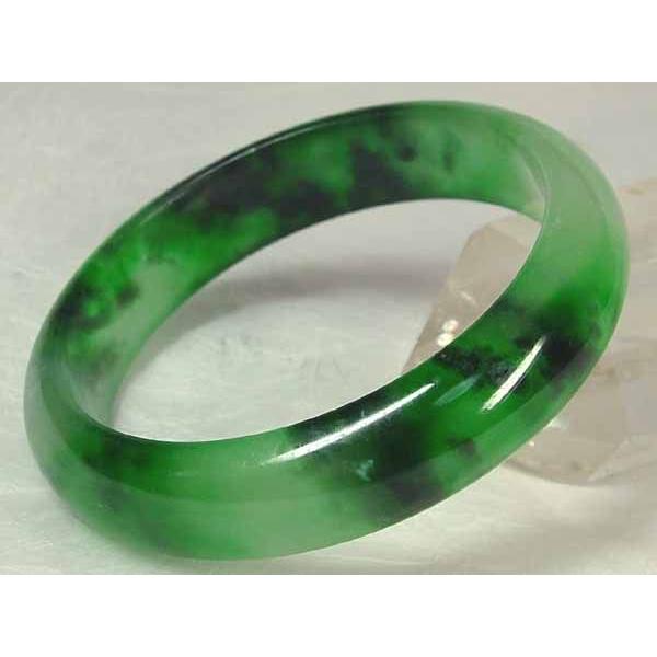 ミャンマー氷種翡翠バングル（57mm）f2 : 龍香堂ストア - 通販