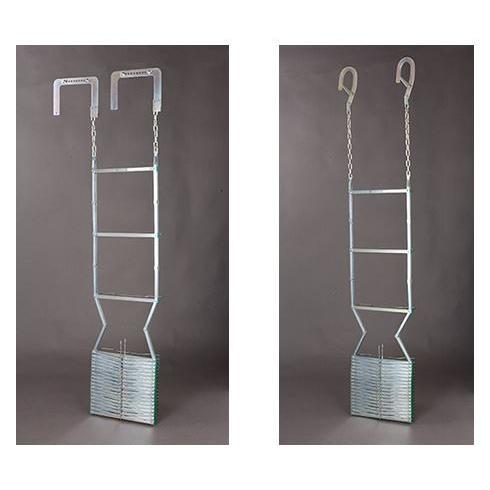 送料無料 オリロー 金属製折りたたみ式 避難はしご 4型 : 金物の鬼