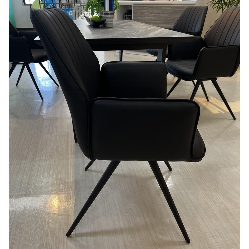 2脚セット チェア ダイニングチェア オートターン 回転 松田家具 DC-6