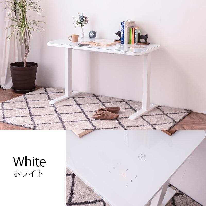昇降デスク 昇降 高さ調節 幅115cm パソコンデスク コンパクト