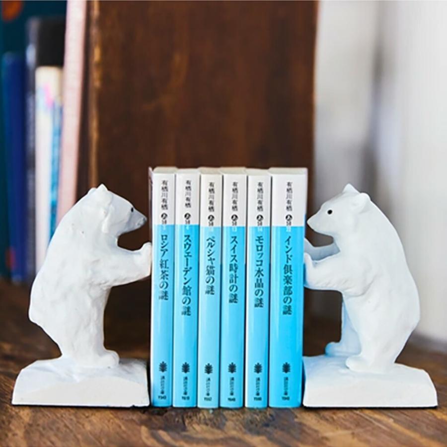 アイアンストッパー クマ 単品 ブックエンド おしゃれ ドアストッパー