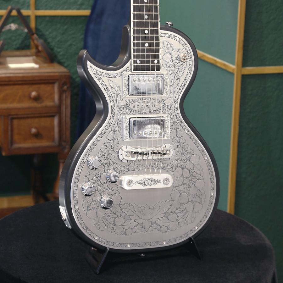 Zemaitis ゼマイティス エレキギター MFG-AC-24 LH, Black レフティ