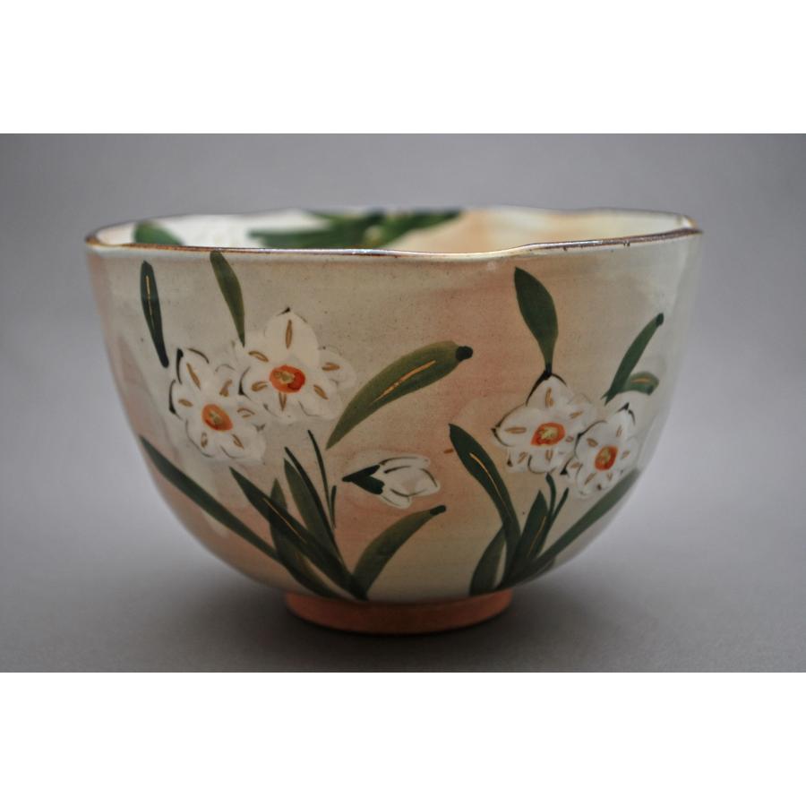 京焼・清水焼 抹茶碗 俊山窯 水仙 : 加納屋北岸 - 通販 - Yahoo