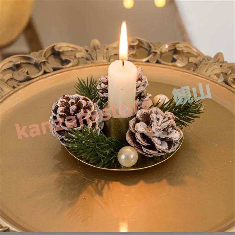 クリスマス 飾り クリスマスツリー キャンドルスタンド 燭台
