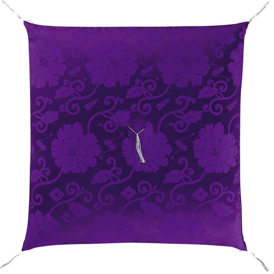 京仏壇はやし 仏壇用座布団 カロヤンドンス 紫 御前座布団 仏前座布団