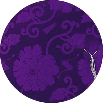 京仏壇はやし 仏壇用座布団 カロヤンドンス 紫 御前座布団 仏前座布団