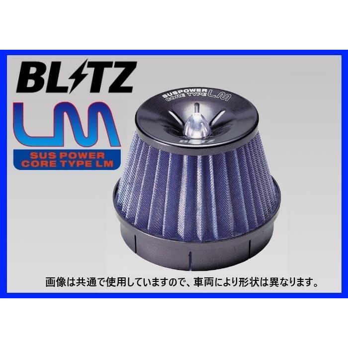 BLITZ（ブリッツ） SUSパワーLM エアクリーナー 交換フィルター(ブルー