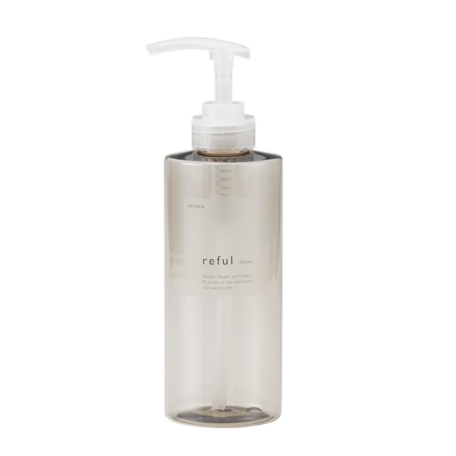 詰め替えボトル 容器 シャンプー シャンプーボトル[reful 丸ボトル