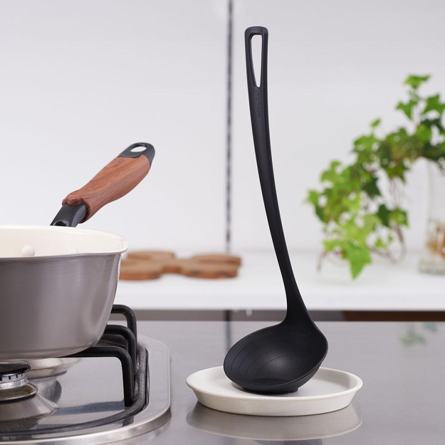 KEYUCA（ケユカ） ナイロン スタンドレードル 自立お玉 調理に便利 鍋