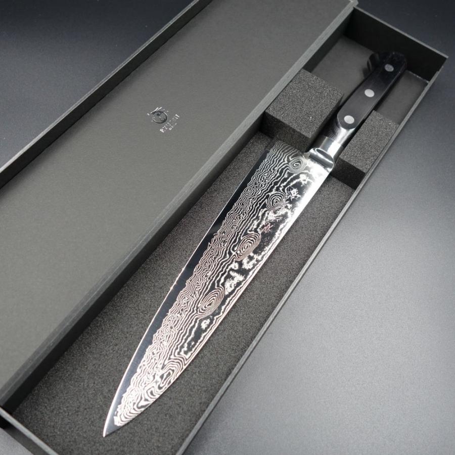 梵天雲龍 牛刀 包丁 210mm 越前打刃物 ダマスカス 63層 VG10 BU-104