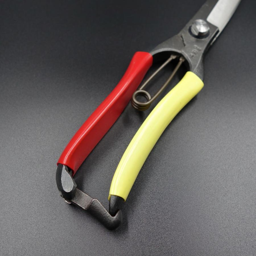 飛庄 刈込鋏 片刃 片手刈込鋏 270mm 金止 高級 ビニール柄 飛塚製鋏所