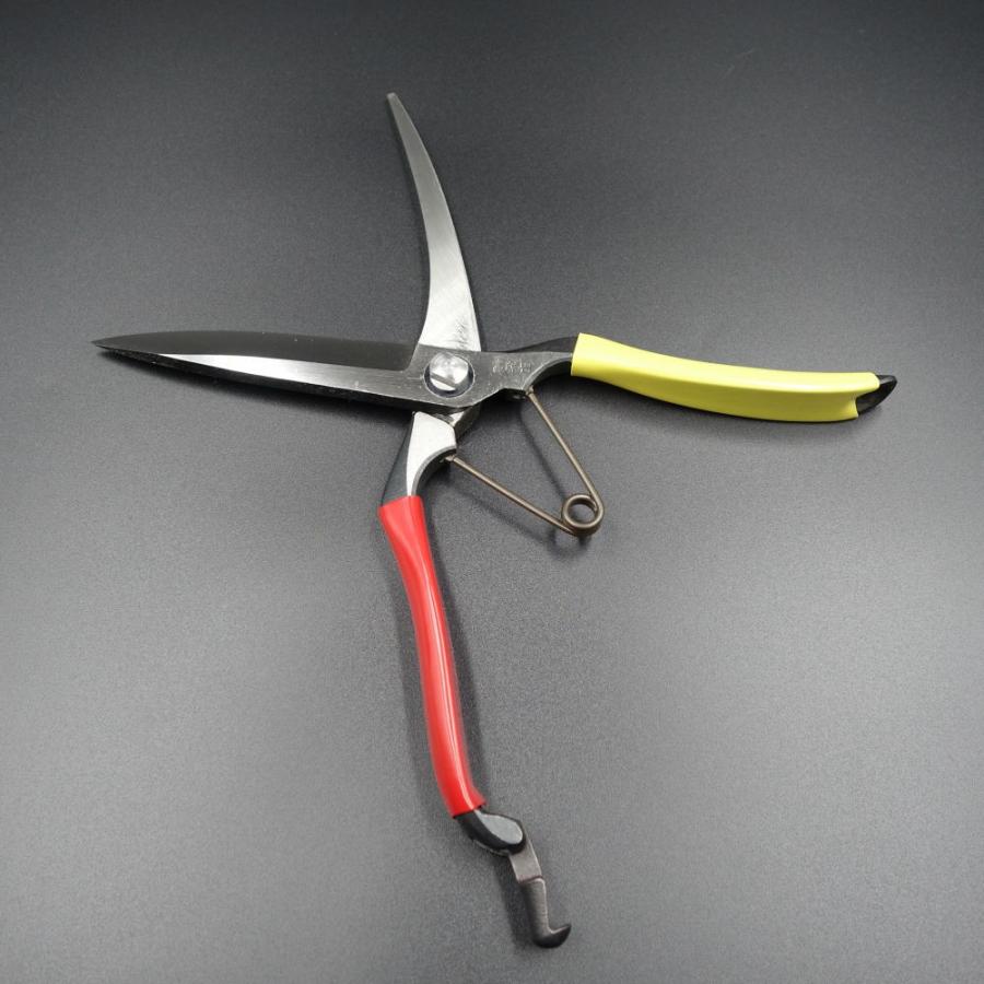 飛庄 刈込鋏 片刃 片手刈込鋏 270mm 金止 高級 ビニール柄 飛塚製鋏所