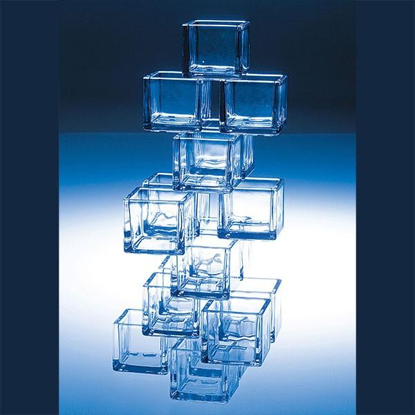 ガラス花瓶 おしゃれ 人気 おすすめ フラワーベース キューブ 四角