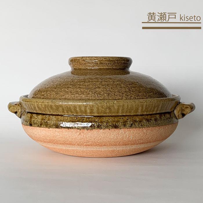 土鍋 信楽焼 直火専用 10号 5〜6人用 真味喜鍋 カネフサ製陶 : みの