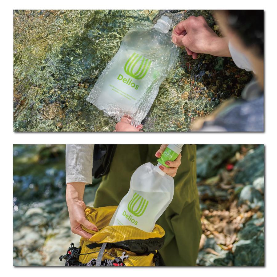 キッツマイクロフィルター 日本製｜携帯浄水器デリオス【コネクト1＆