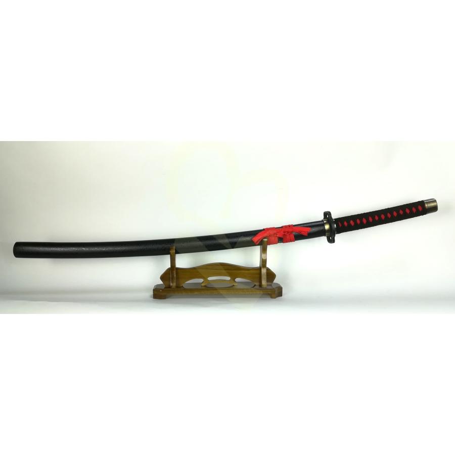 刀掛け 台座付き 無垢材 高低差 斜め 刀掛台 原木 刀置き 剣置き 木 刀