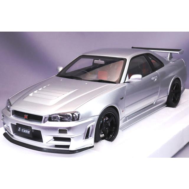オートアート コンポジット 1/18 ニスモ R34 GT-R Z-tune シルバー