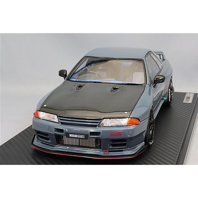 イグニッションモデル 1/18 トップシークレット GT-R (VR32) グレイ/OZ