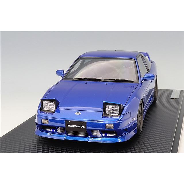 イグニッションモデル 1/18 日産 180SX タイプX (RPS13) ブルー