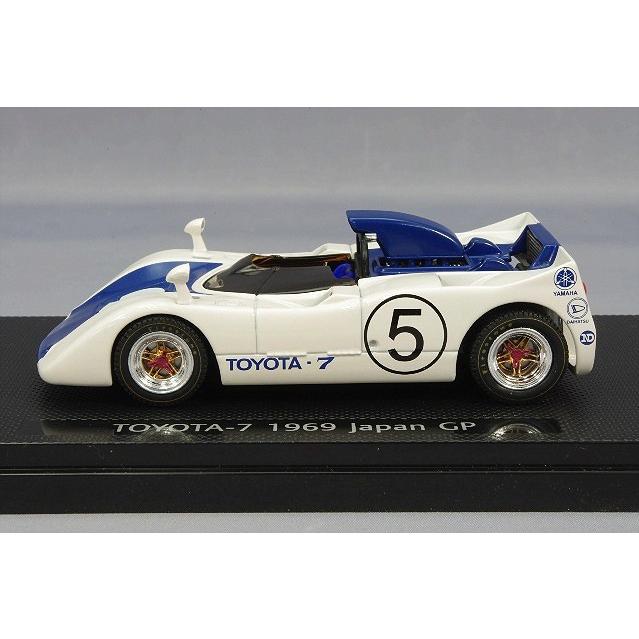 ミニカー/完成品 エブロ 1/43 トヨタ 7 1969 日本グランプリ #5 鮒子田