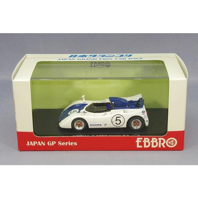 ミニカー/完成品 エブロ 1/43 トヨタ 7 1969 日本グランプリ #5 鮒子田