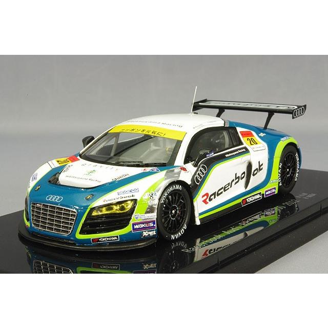 ミニカー/完成品 エブロ 1/43 Racerbook アウディ R8 LMS 2012