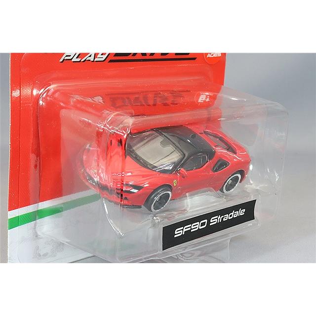 1/64 ART SF90 ストラダーレ フェラーリ メタリックレッド箱破れあり 1