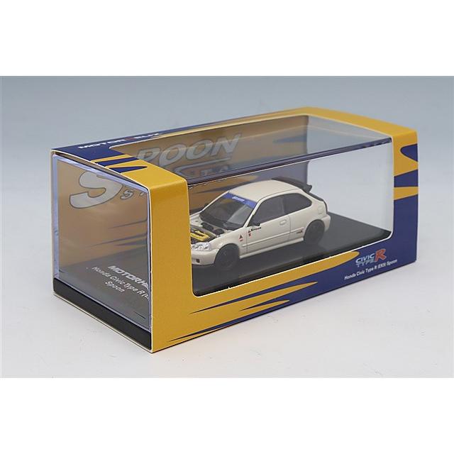MOTORHELIX 1/64 ホンダ シビック タイプR (EK9) Spoon チャンピオン