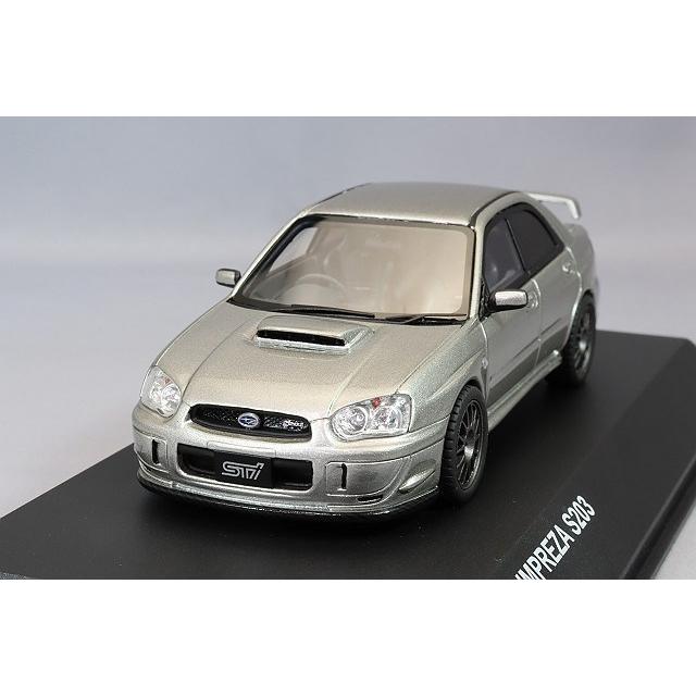 ミニカー/完成品 京商 1/43 スバル インプレッサ S203 グレー レジン製