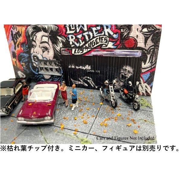 アメリカンジオラマ 1/64 ジオラマ ストリートアート LA ローライダー