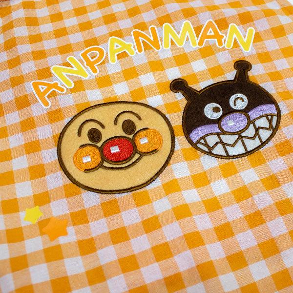 送料無料 アンパンマン 大人用 エプロン 肩紐から：約90cm 身幅：約