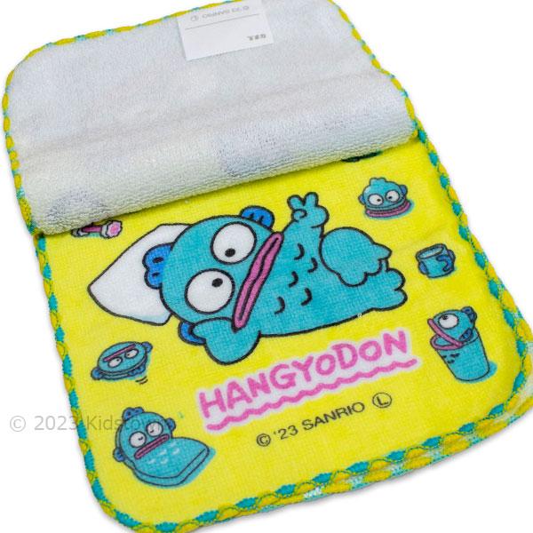 ハンギョドン ミニタオル3枚組 イエロー 約16×16cm 綿100％ タオル