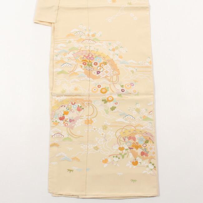 きもの 和 訪問着 正絹 久保耕 久美すがた 未仕立て 特選 型糸目 手