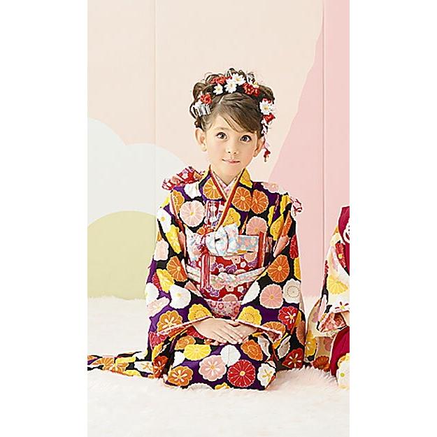 レンタル 式部浪漫 七五三 753 着物セット 7歳 7才 フルセット 七五三