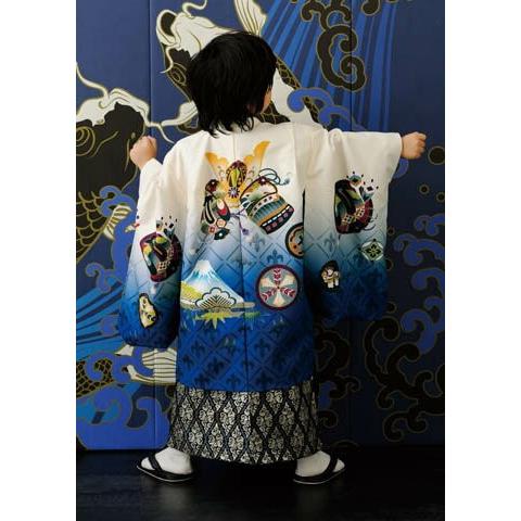 七五三 着物 3歳 レンタル 男の子 羽織袴 フルセット 着物セット