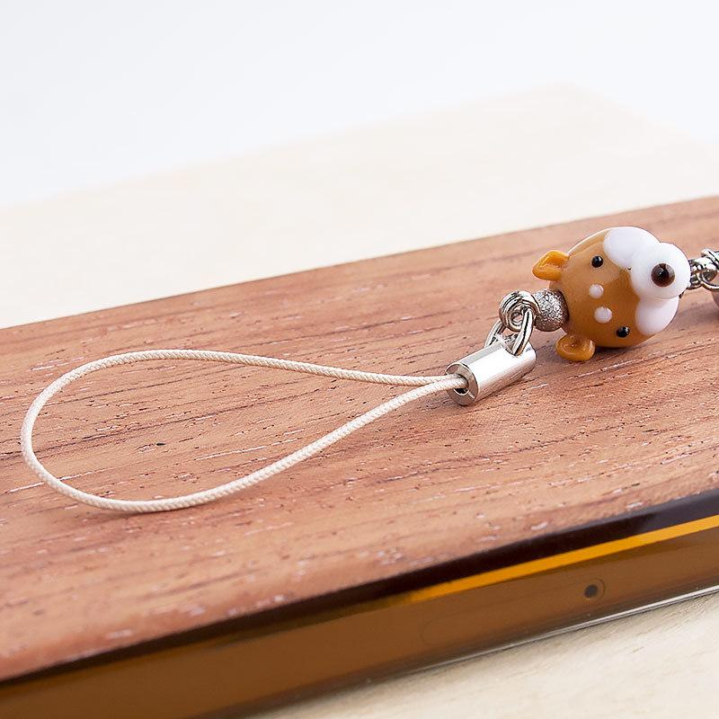 ぷち犬 ストラップ 01（プードル）」プードル グッズ 携帯ストラップ