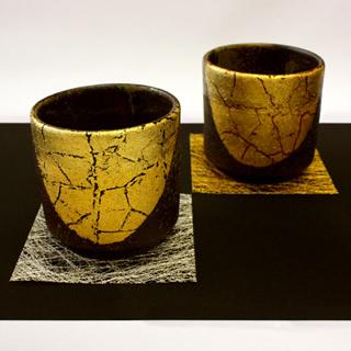 こっぷしき[金箔] 金糸製コースター : 金箔屋本舗Gold-shop - 通販