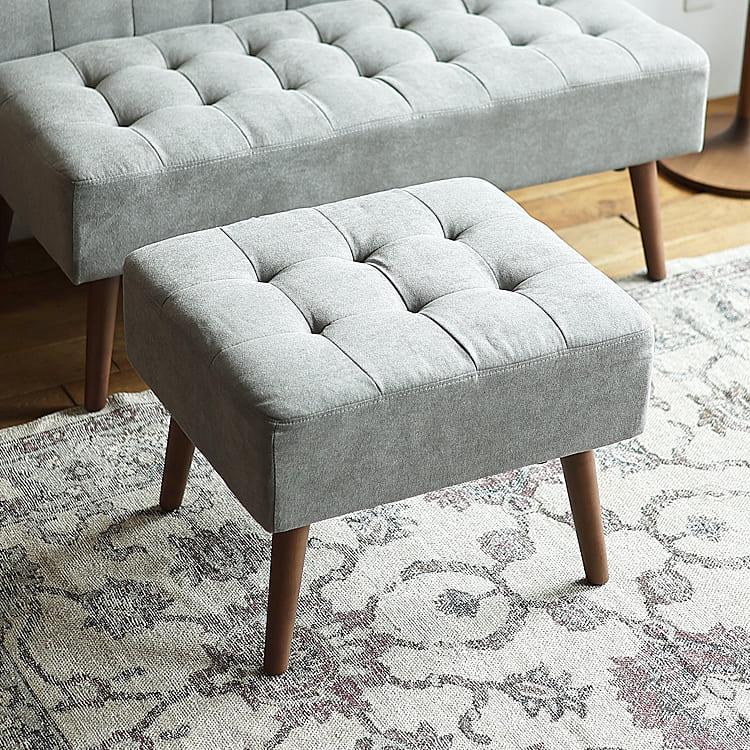 オットマン mild（ミルド）グレータイプ オットマン スツール フット