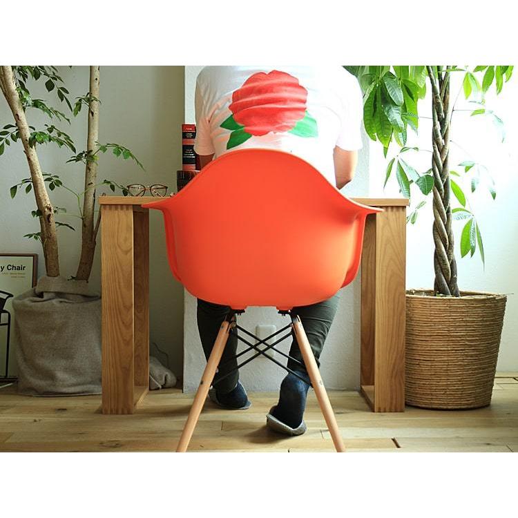 イームズ シェルチェア オレンジ チェア チェアー リプロダクト eames