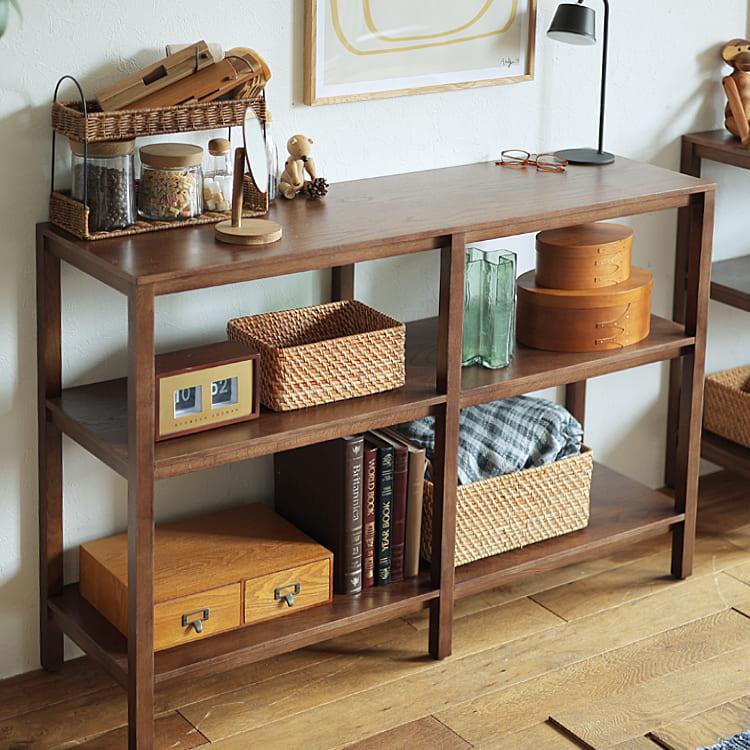 オープンシェルフ form（フォーム）ブラウン 120cm オープンシェルフ