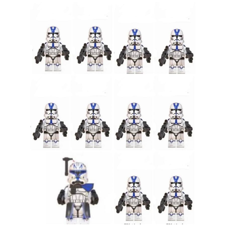 スターウォーズ 第501大隊 クローントルーパー 10体と レックス