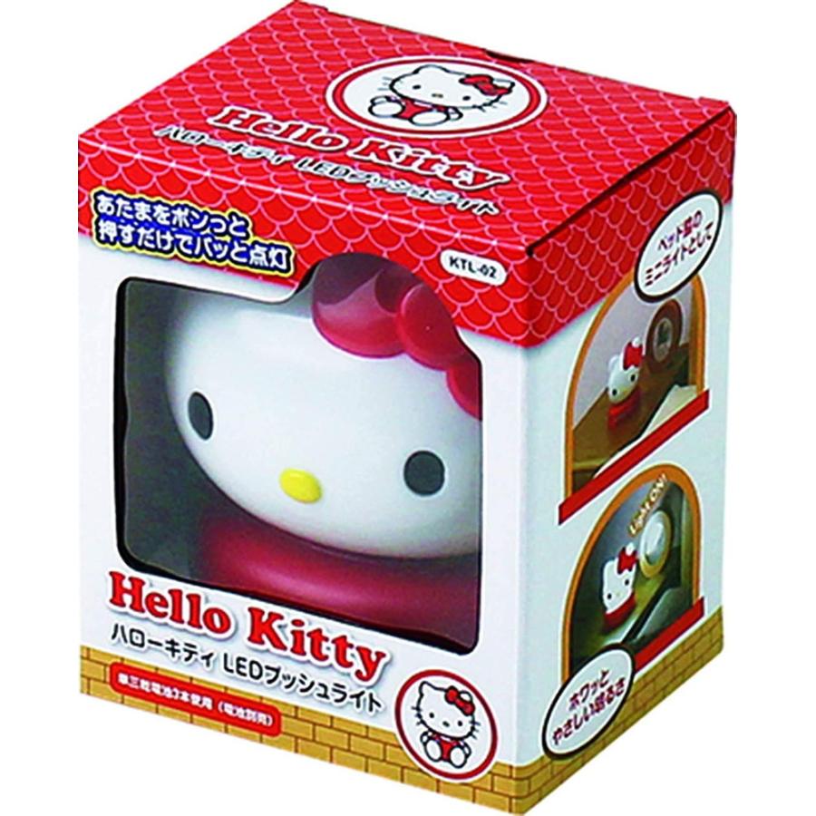 カクセー ハローキティ センサーライト ホワイト 卓上LEDライト KTL-02