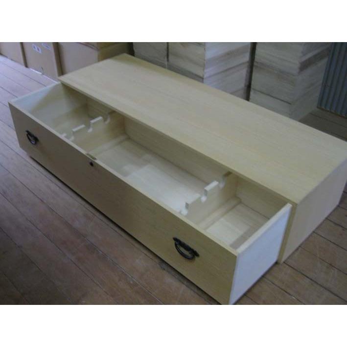 桐箪笥たんすタンスチェスト刀日本刀レトロ総桐刀箪笥・1杯引き・上