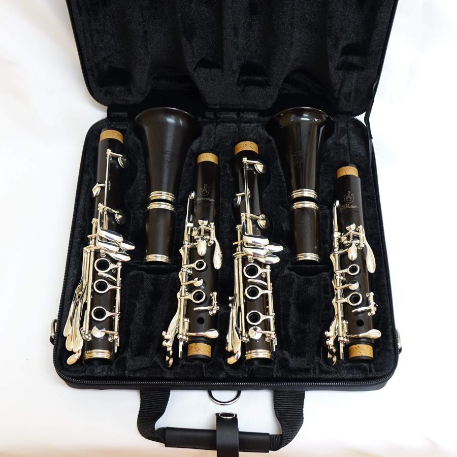 B♭／Aクラリネット用 軽量コンパクトダブルケース ビュッフェ