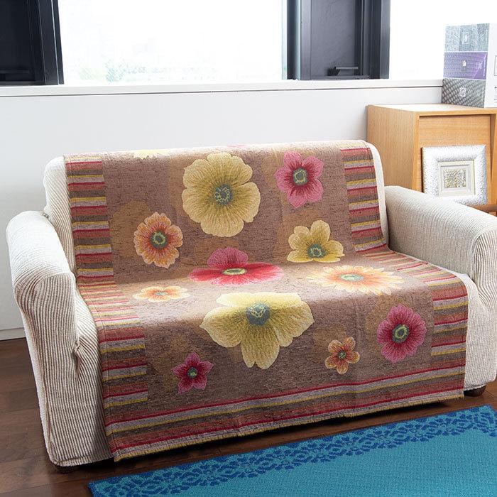 アネモネソファーカバー 2人掛け 【送料無料】 約105×150cm ソファ