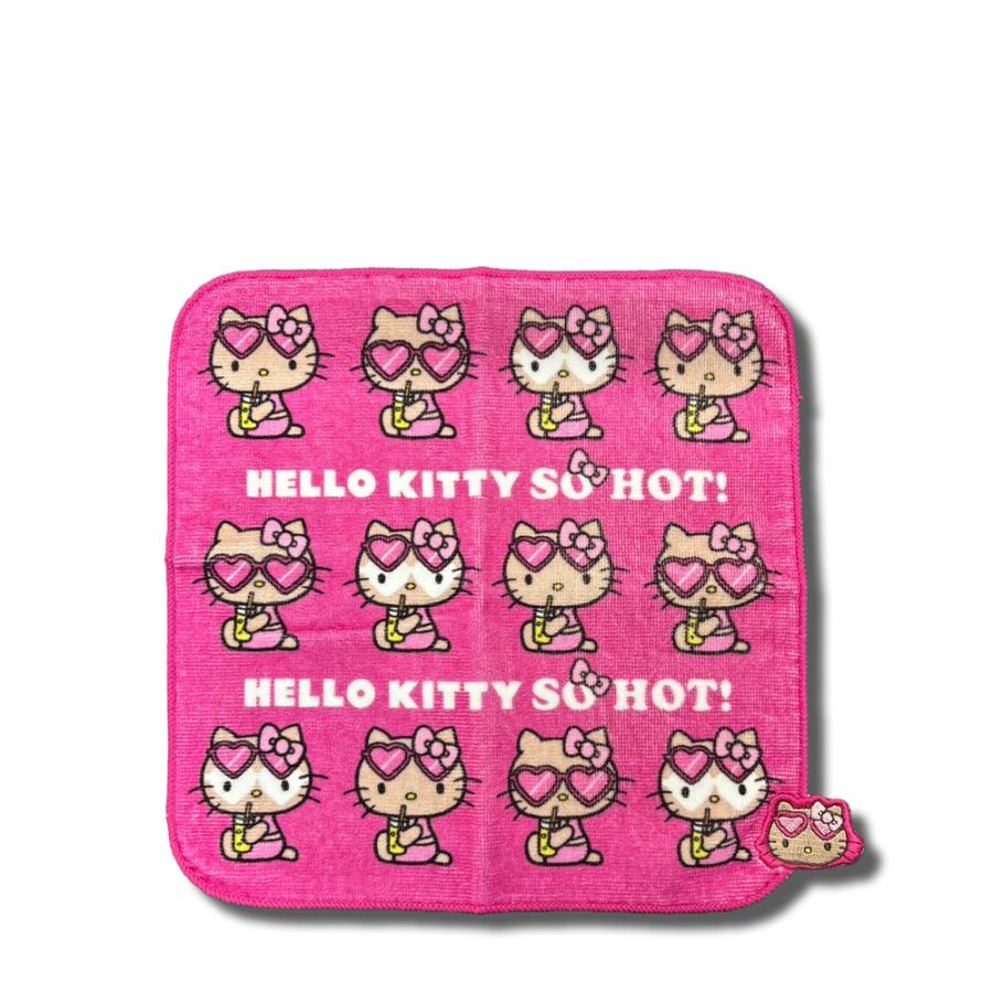 ミニタオル サンリオ 日焼けキティ HELLO KITTY SO HOT! HAPPY BEACH